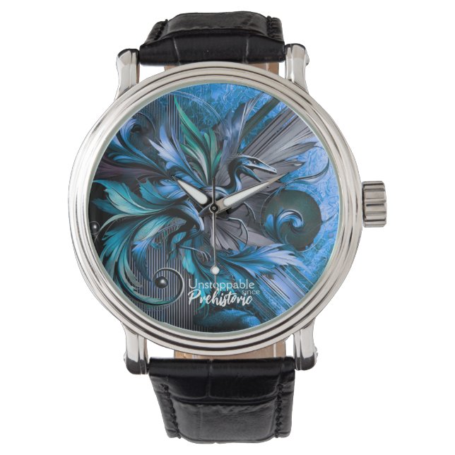 Unstoppable Raptor – Fuel Strength, Rule the Wild Armbandsur (Framsida)