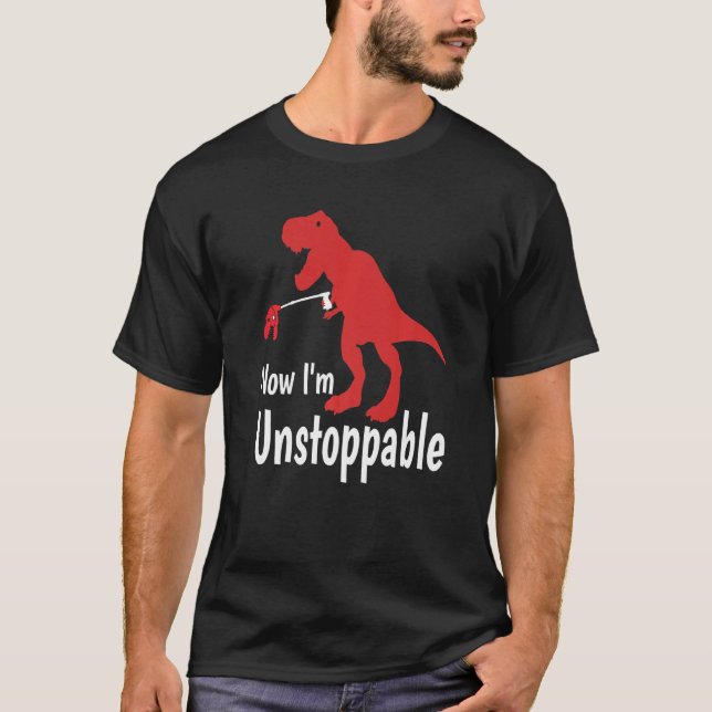 Unstoppable Rex Trash Grabber Pickup Tool T Shirt (Framsida)