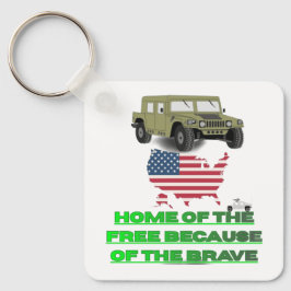 Unstoppable veterans nyckelring