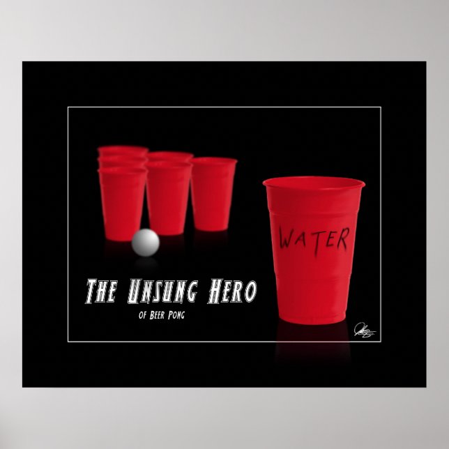 Unsung Hero of Beer Pong Poster (Framsidan)