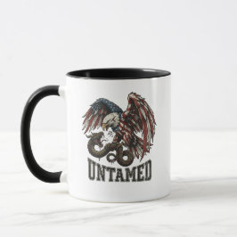 Untamed Patriotic Eagle and Snake Mug Mugg