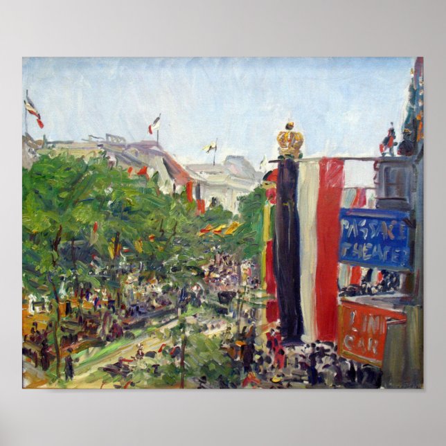 Unter den Linden Poster (Framsidan)