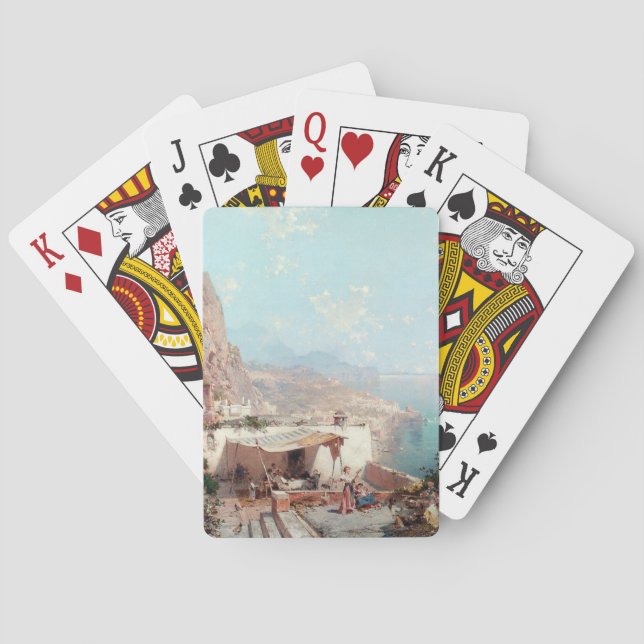 Unterberger's Amalfi-spelkort Spelkort (Baksidan)