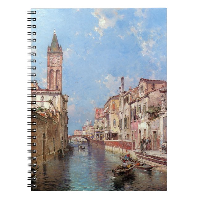Unterberger's Venice notebook Anteckningsbok Med Spiral (Framsidan)