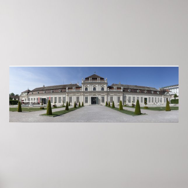 Unteres Belvedere Poster (Framsidan)