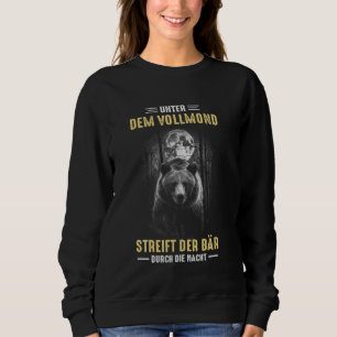 Unterm Vollmond Streift der Bär Die Nacht Gr T Shirt
