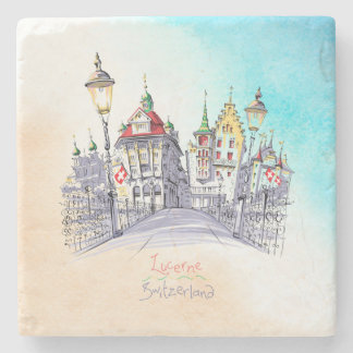 Untersetzer - Switzerland Lucerne Stenunderlägg
