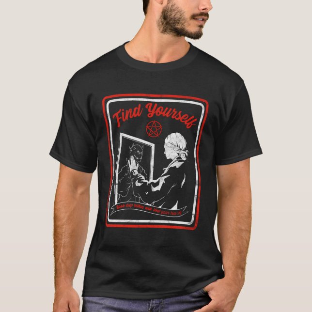 Unterska hitta din egen demon inom t shirt (Framsida)