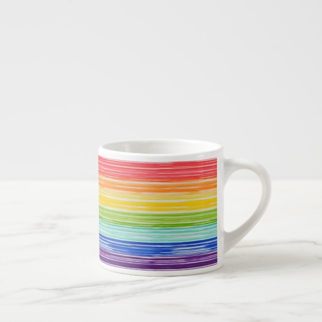 Untidy Rinbow rand Espressomugg (Höger)