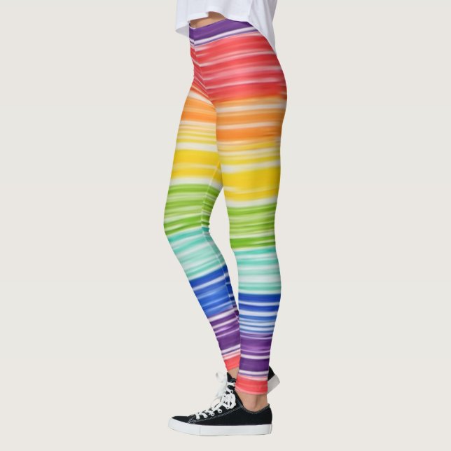 Untidy Rinbow rand Leggings (Vänster)
