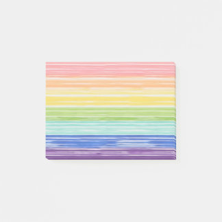 Untidy Rinbow rand Post-it Block