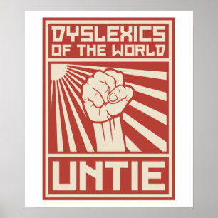 UNTIE:s Dyslexi Poster