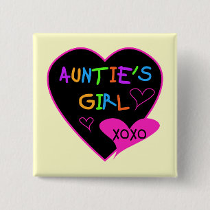 Unties Girl t shirts, mugg, hattar med mera Knapp