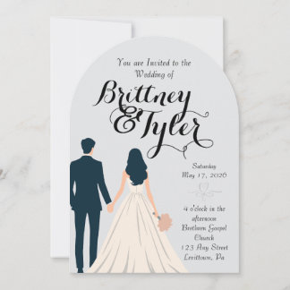 Until Forever-Brittney Wedding Invitation Inbjudningar