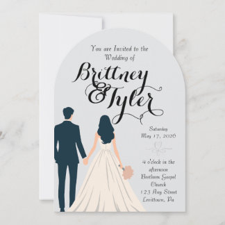 Until Forever-Brittney Wedding Invitation Inbjudningar