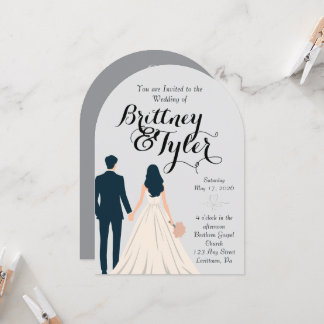 Until Forever-Brittney Wedding Invitation Inbjudningar