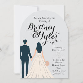 Until Forever-Brittney Wedding Invitation Inbjudningar
