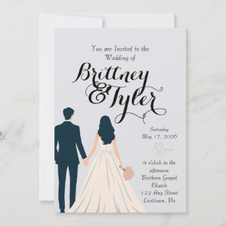 Until Forever-Brittney Wedding Invitation Inbjudningar