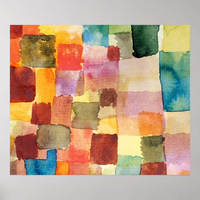 Untitled (1914) av Paul Klee Poster (Framsidan)