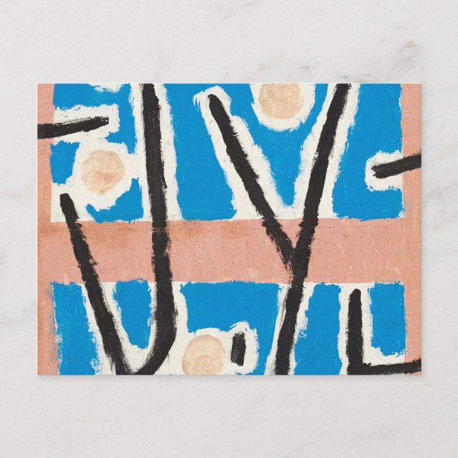 Untitled, 1938 by Paul Klee Vykort (Framsida)