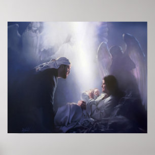 Unto oss är ett barn fött, vid Danny Hahlbohm Poster