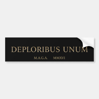 unum för deploribus (deplorables) bildekal