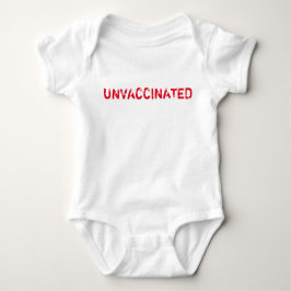 "UNVACCINATED" bebis T-shirt