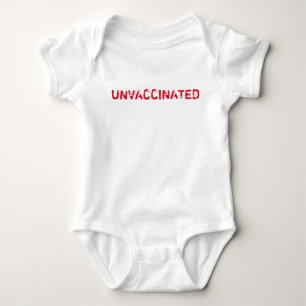 "UNVACCINATED" bebis T-shirt