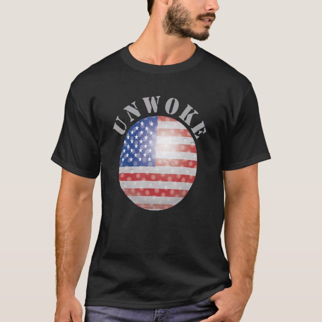 Unvaknad Golfsport Golfing T Shirt (Framsida)