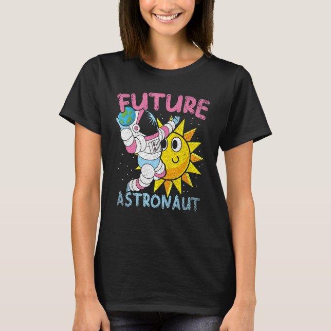 Unverse Rymden Planets Kids Science Future A T Shirt (Framsida)