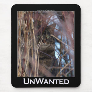 UnWanted Feral Cat Mousepad Musmatta