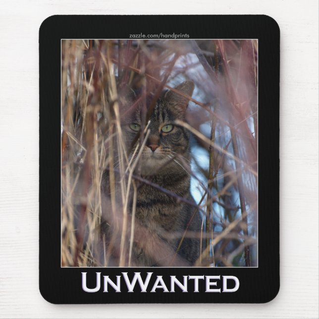 UnWanted Feral Cat Mousepad Musmatta (Framsidan)