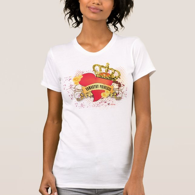Unworthy Princess T-tröja för damer Tee Shirt (Framsida)