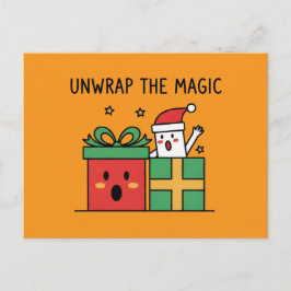 Unwrap the Magic Christmas Vykort