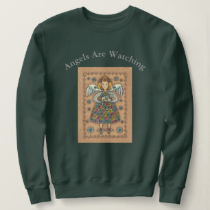 Unyo Quilt GUARDIAN ANGEL OCH CAT SWEATSHIRT T-shirt