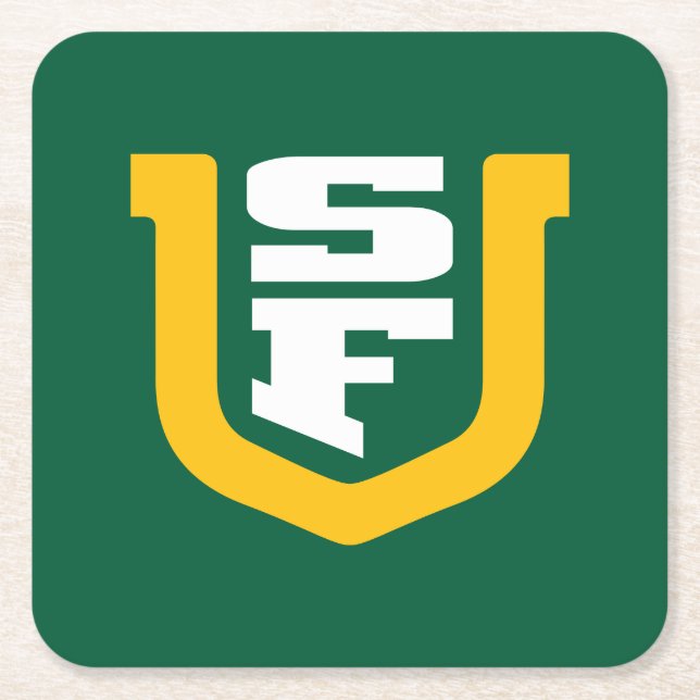 UOSF-logotyp Underlägg Papper Kvadrat (Framsidan)
