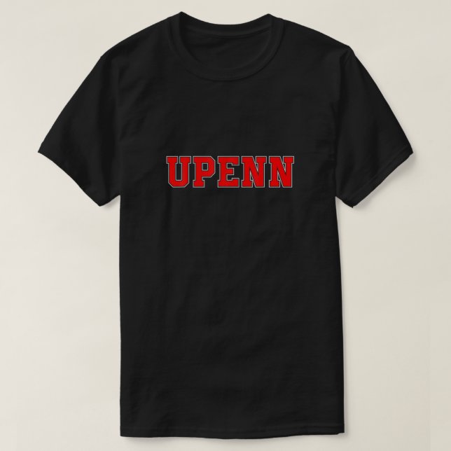 UP Athletic Universiteten College Alumni Stil T S Shirt (Design framsida)