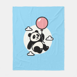 Up & Away Panda – Vin Zzep Art - T-Shirt Fleecefilt