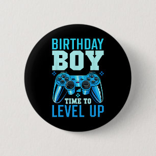 Up Birthday Boy Matching Gamer Party - Clic Fit1 Knapp