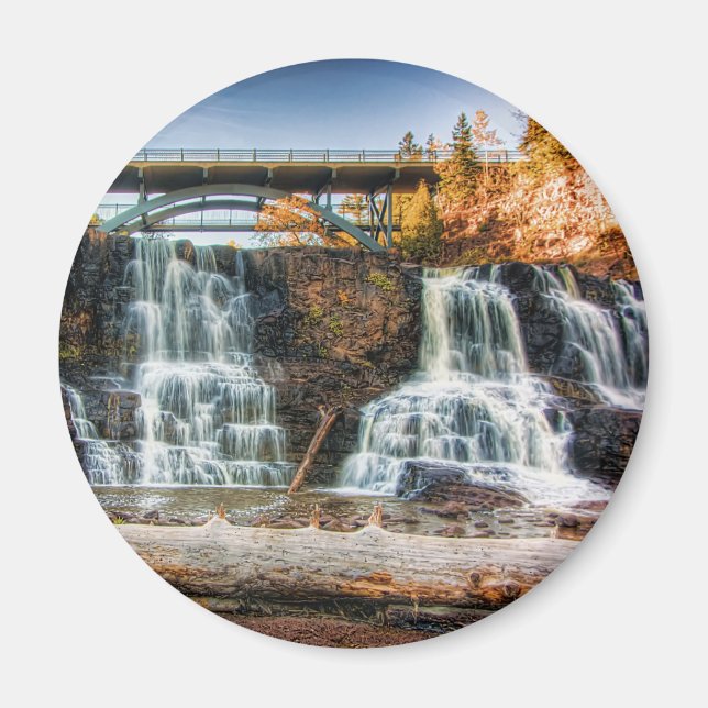 Up Gooseberry Falls Magnet (Framsidan)