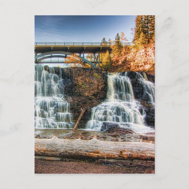 Up Gooseberry Falls Vykort (Framsida)