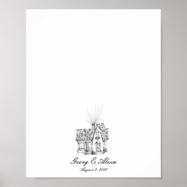 Up House Dreams Guest Bok Poster (Framsidan)