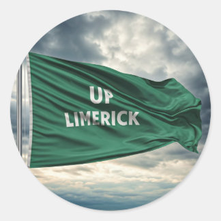 "Up Limerick" G.A.A.-klistermärken Runt Klistermärke