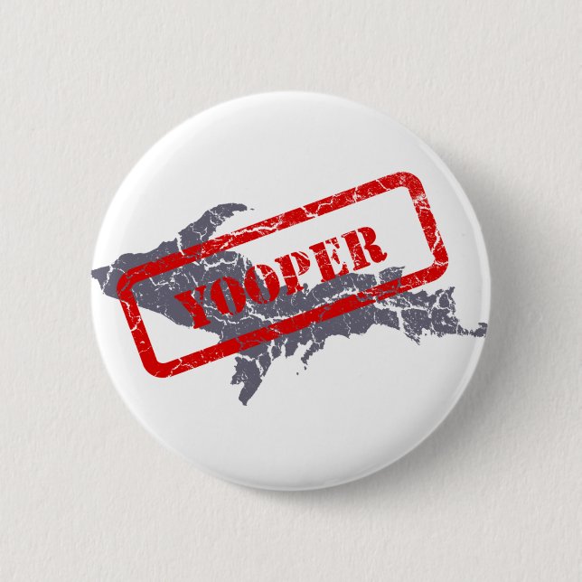 UP Michigan Yooper Button Knapp (Framsida)