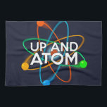 UP OCH ATOM Science Kökshandduk<br><div class="desc">En coola,  trendigets vetenskap inspirerade till en designad gåva som en gåva till alla vetenskapsmän,  vetenskapslärare,  science studenter,  i kort,  vilken vetenskapsman som helst i ditt liv (och det inkluderar dig)! Designad av Science Geekness© på http://www.zazzle.com/sciencegeekness*</div>