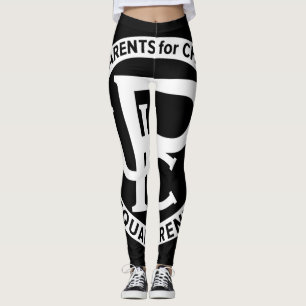 UPC Leggings Black med vit Logotyp