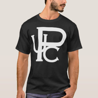 UpC White Logotyp American Barn Hand Round Nacke T Shirt