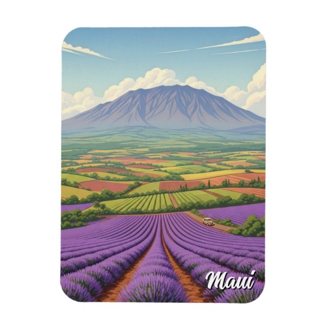 Upcountry Maui Hawaii Resor Magnet (Vertikal)