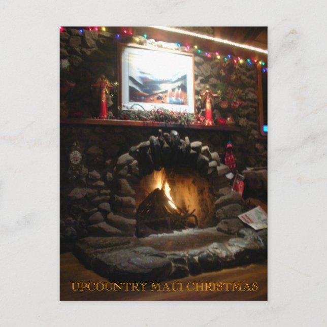 Upcountry skräddarsy Maui jul - Helg Vykort (Framsida)
