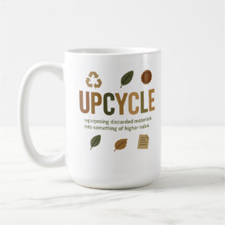 Upcycle Återanvändning av Kasserade Material Till Kaffemugg